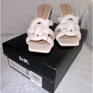 Coach Kellie Leather Sandal